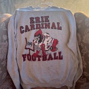 Eerie cardinal football crewneck